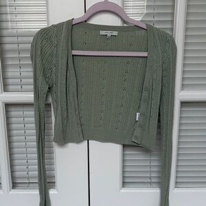 Love Tree Sage Green Women's Cardigan